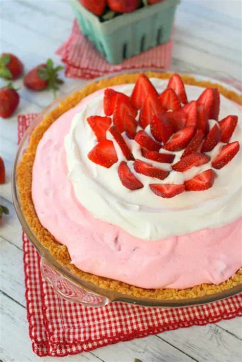 strawberrycreampie0|Strawberry Cream Pie {Easy & No.